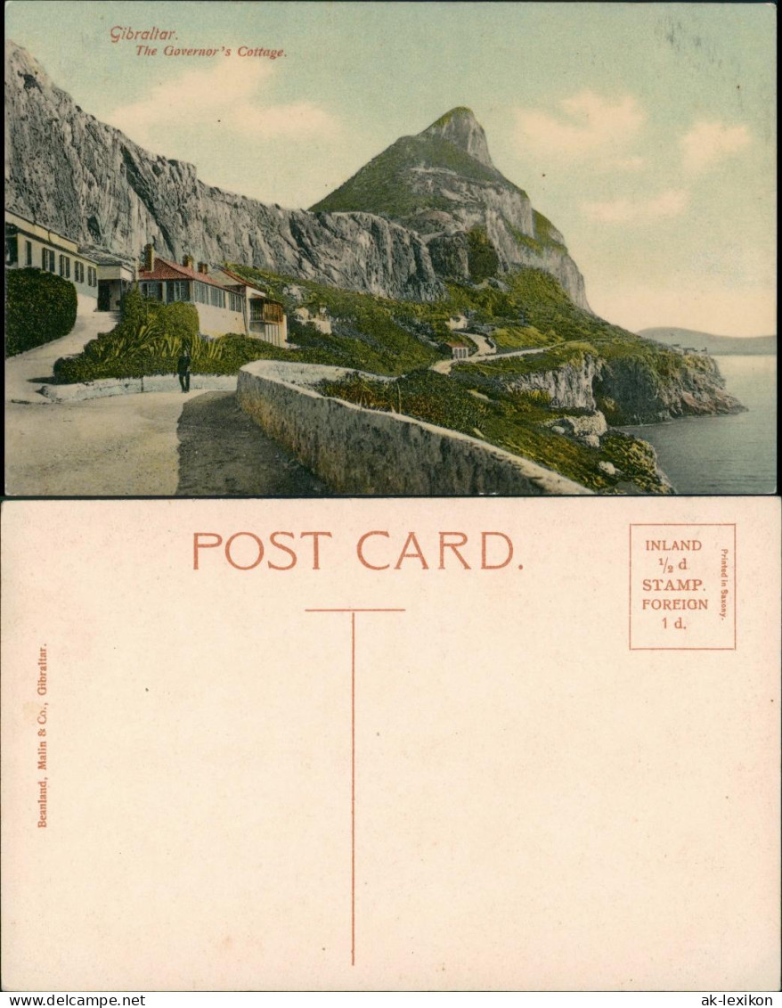 Gibraltar Beanland, Malin & Co. Edition: The Governor's Cottage 1910 - Gibraltar