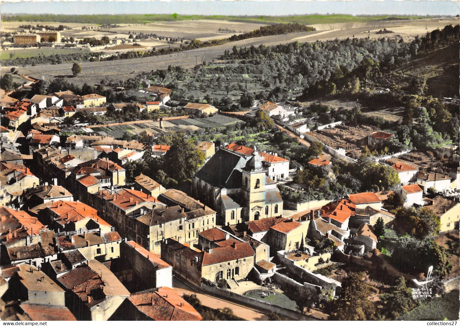 55-SAINT-MIHIEL- QUARTIER DU BOURG VUE DU CIEL - Saint Mihiel