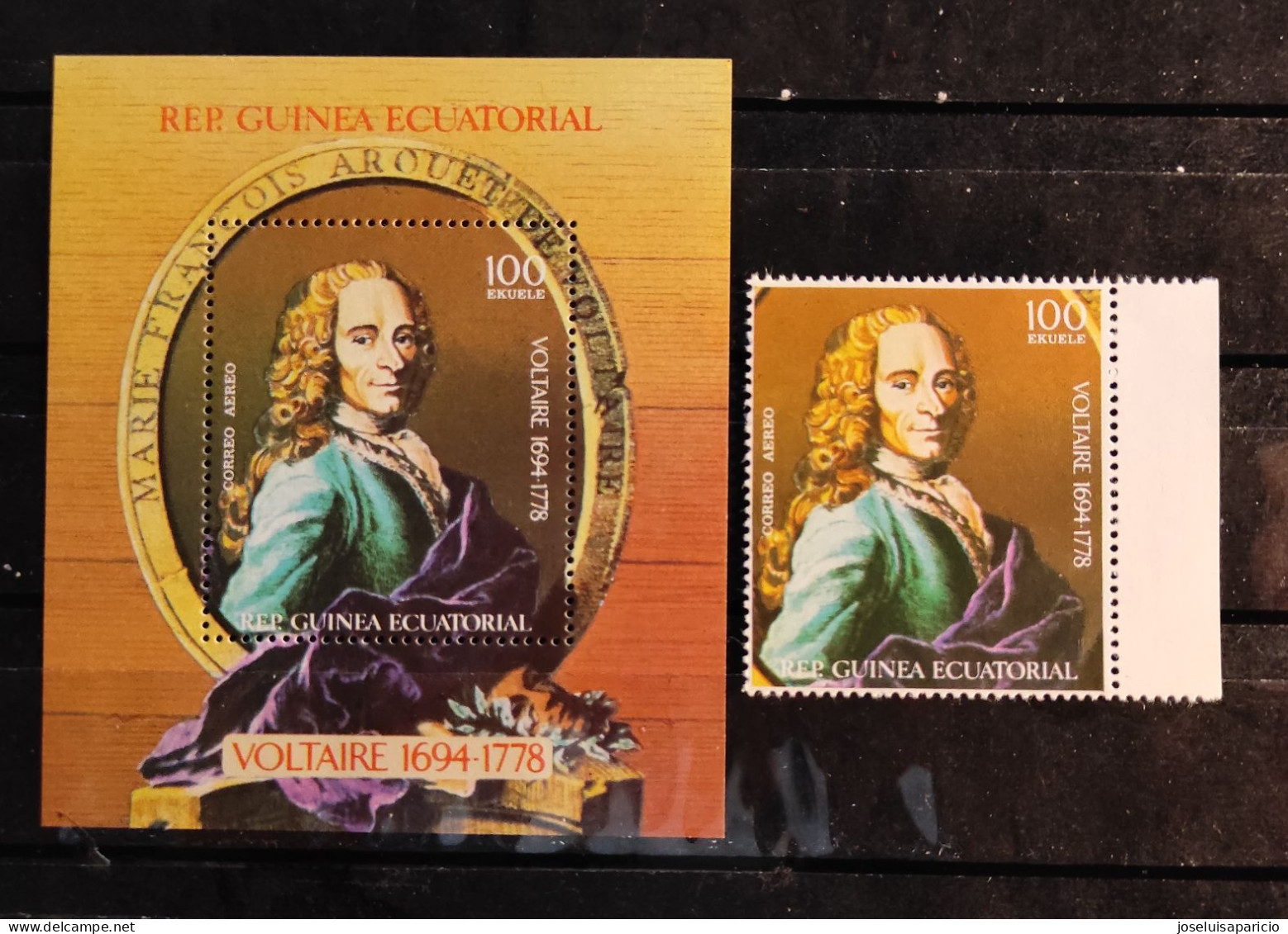 HOMENAJE AL ESCRITOR Y FILOSOFO VOLTAIRE 1694/1778 - MICHEL1489 - Äquatorial-Guinea