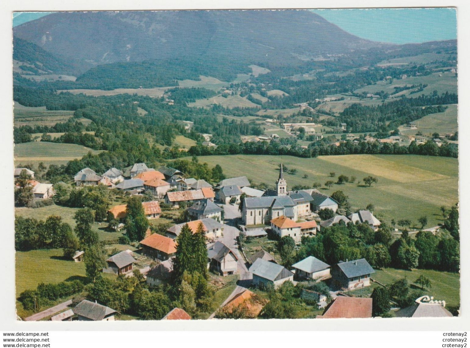 73 LESCHERAINES Vers Le Chatelard Vue Aérienne Le Chef Lieu En 1976 - Le Chatelard