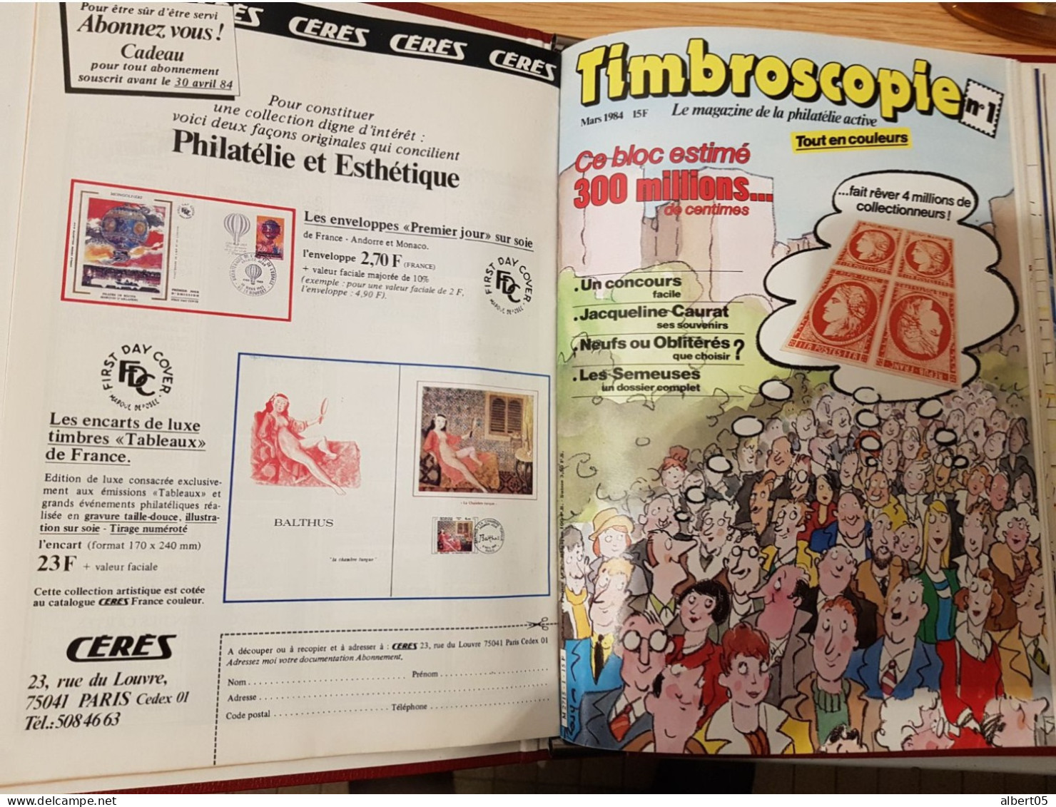 Revue Timbroscopie - N° 0 à 58 Dans 10 Reliures Timbroscopie - Philatelie Und Postgeschichte