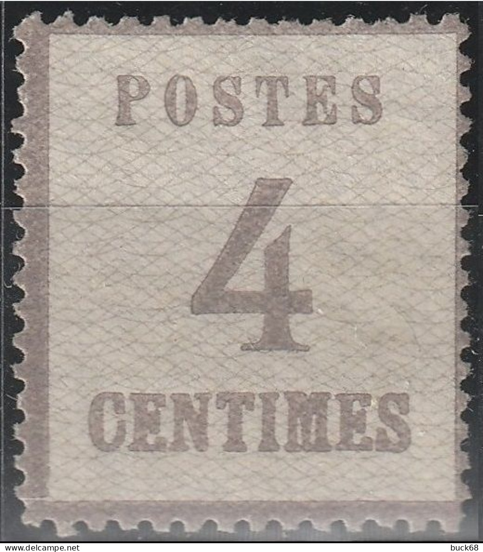 FRANCE AL  3 (*) Alsace-Lorraine Guerre De 1870-1871 (CV 135 €) - Used Stamps