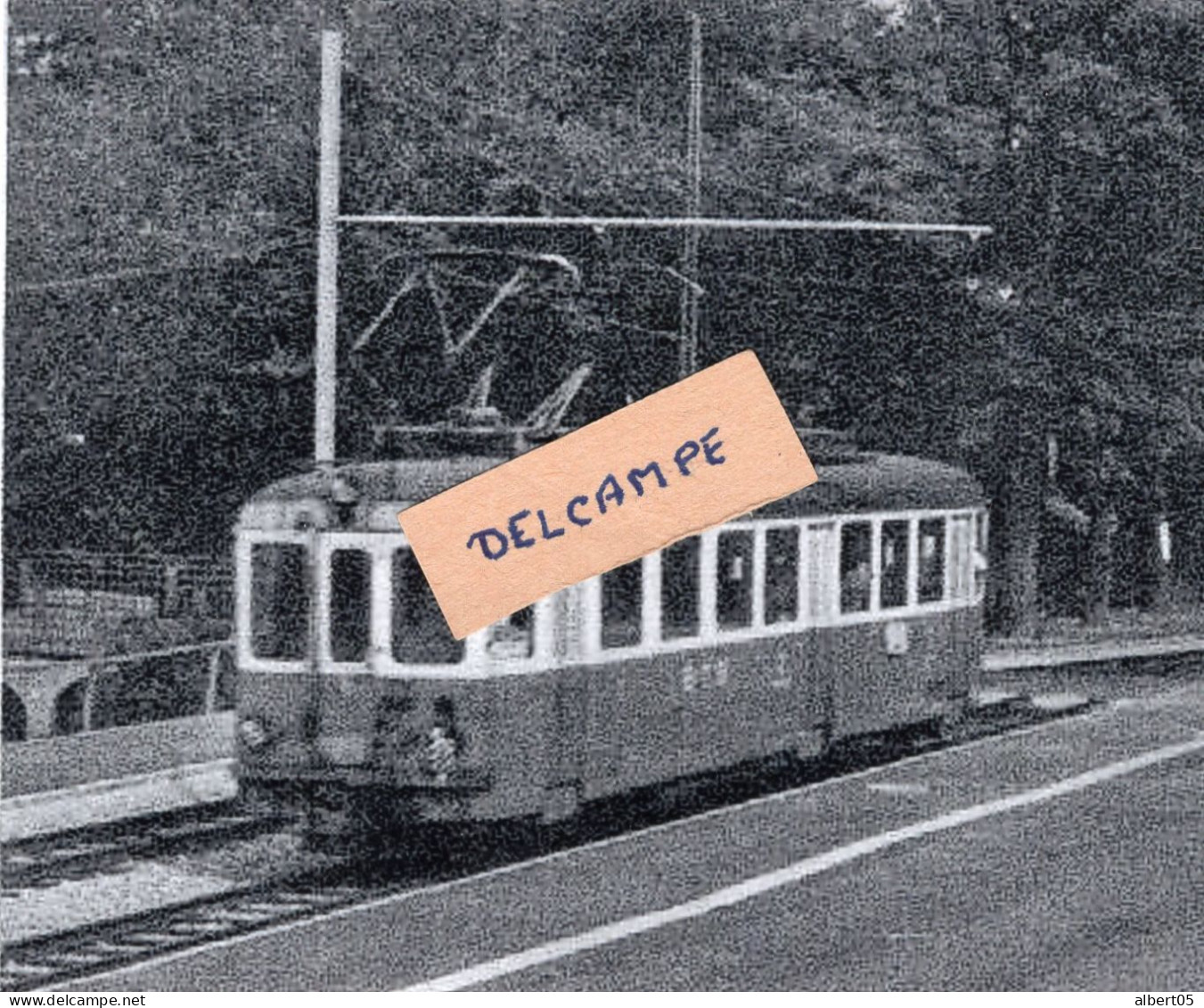 Ligne Bâle-Rodersdorf - Automotrice à La Station De Dorenbach-Zoo En 1962 - Autres & Non Classés