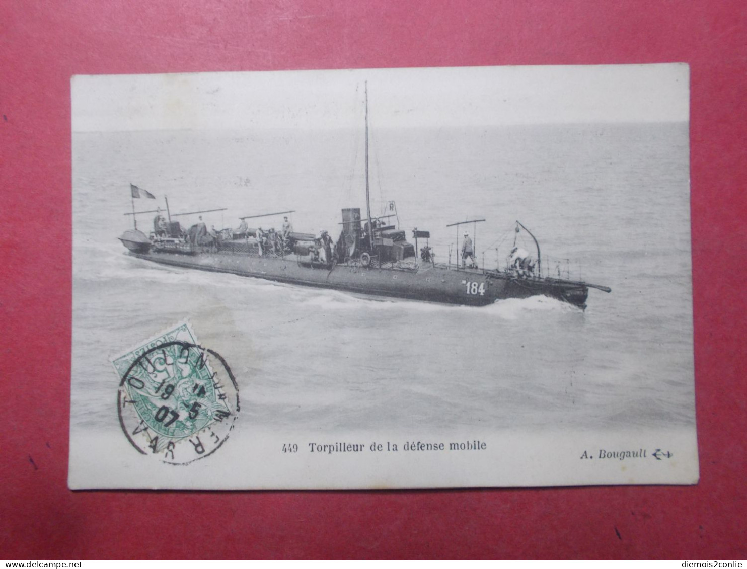 Carte Postale - Bateau - Marine Militaire Française Torpilleur De La Défense Mobile (5167) - Sous-marins