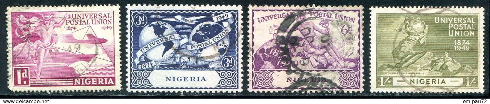 NIGERIA- Y&T N°71 à 74- Oblitérés - Nigeria (...-1960)