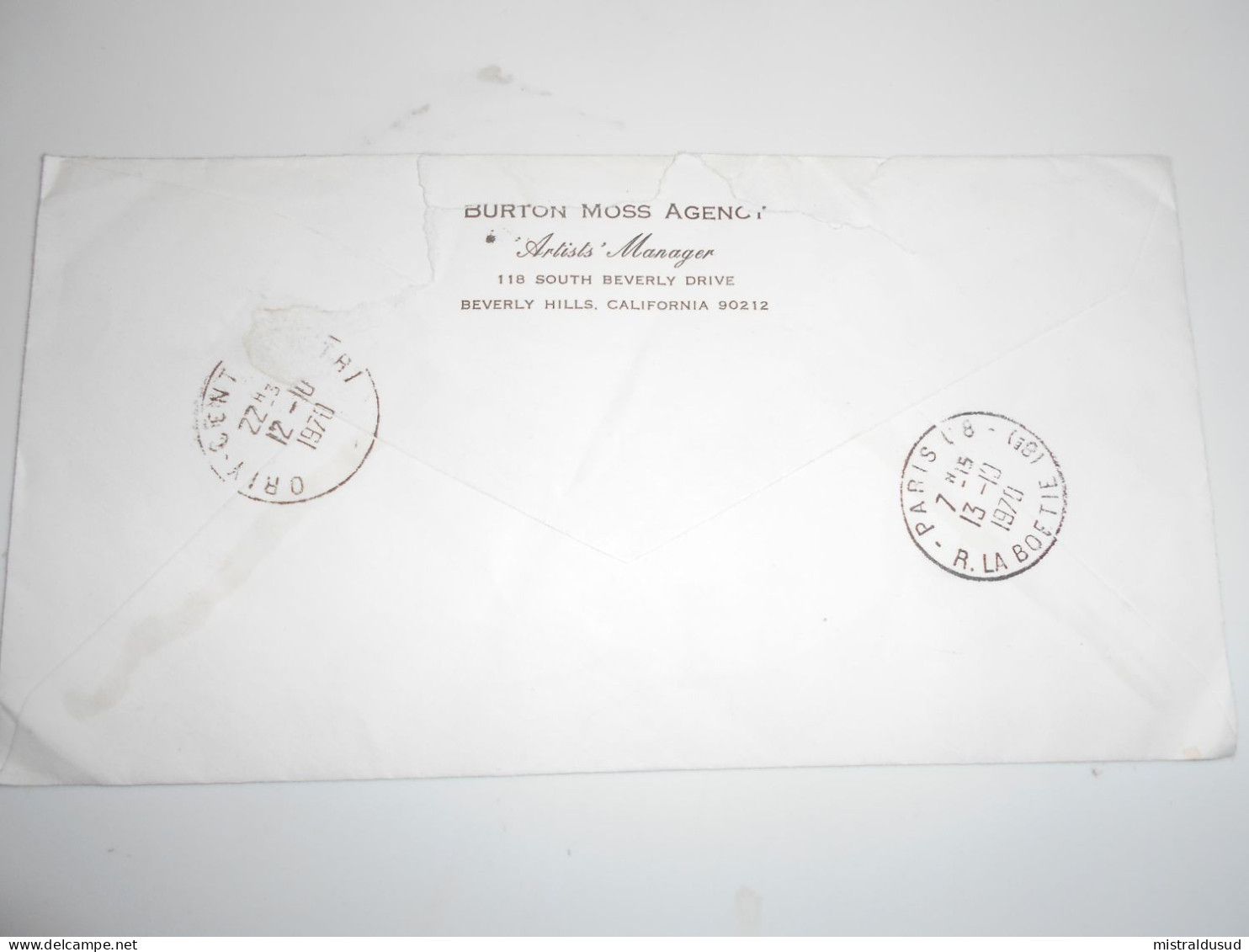 Etats-unis , Lettre Special Delivery De Beverly Hills 1970 Pour Paris - Covers & Documents