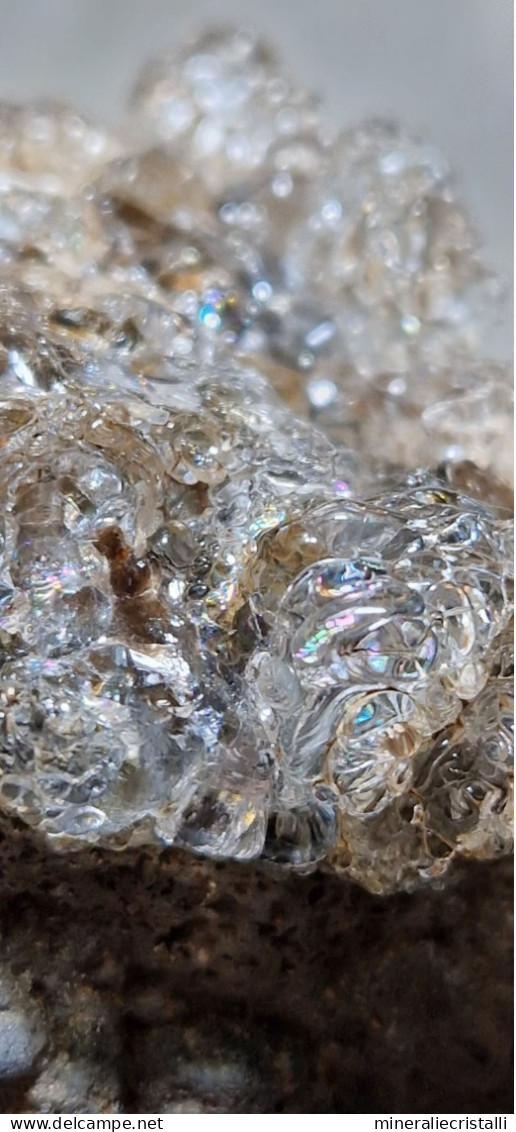 Opale Varietà Hyalite Globulare Provenienza Boemia Est Repubblica Ceca 158gr Valec Disponibile 6x5cm - Mineralien