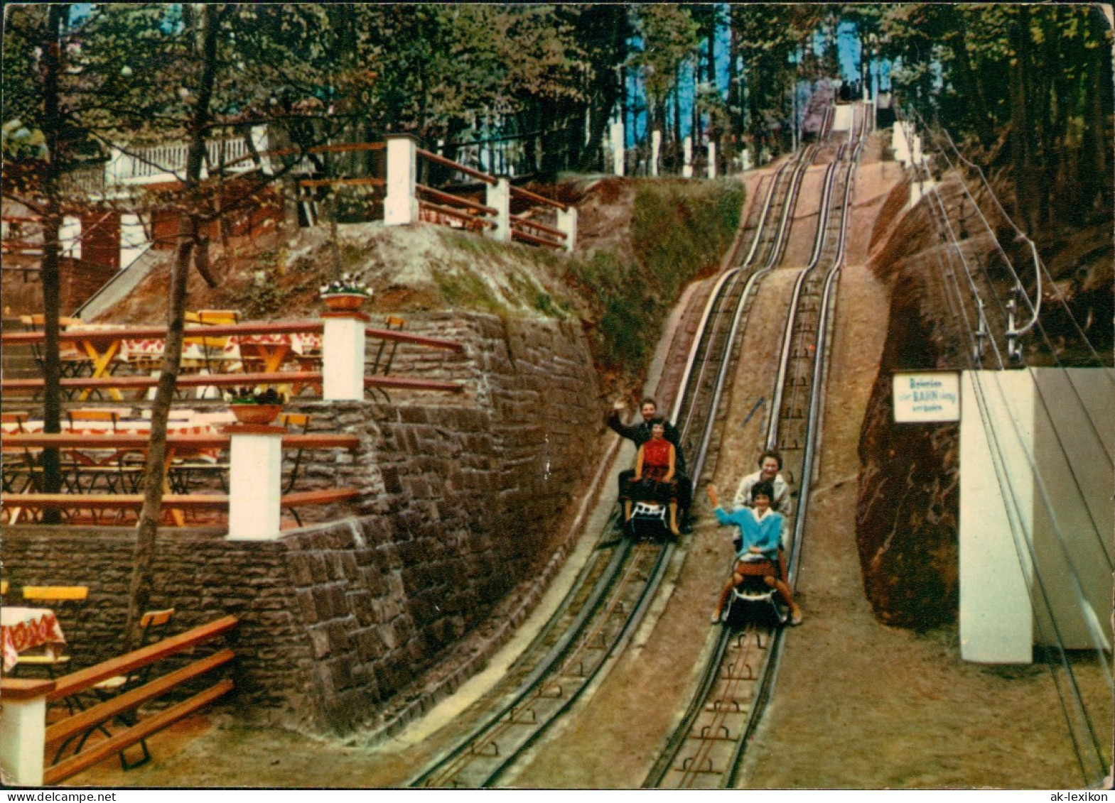 Ansichtskarte Ibbenbüren Sommerrodelbahn Märchenwald Ibbenbüren 1967 - Ibbenbüren