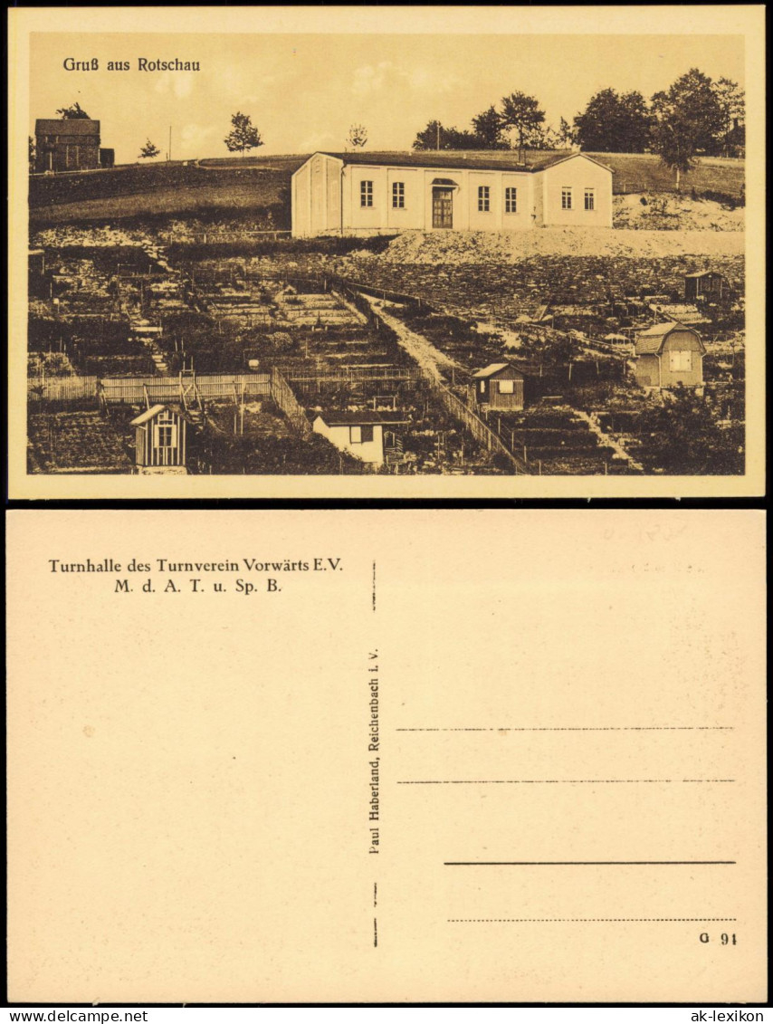 Rotschau-Reichenbach (Vogtland) Turnhalle Des Turnverein Vorwärts E.V. 1923 - Reichenbach I. Vogtl.