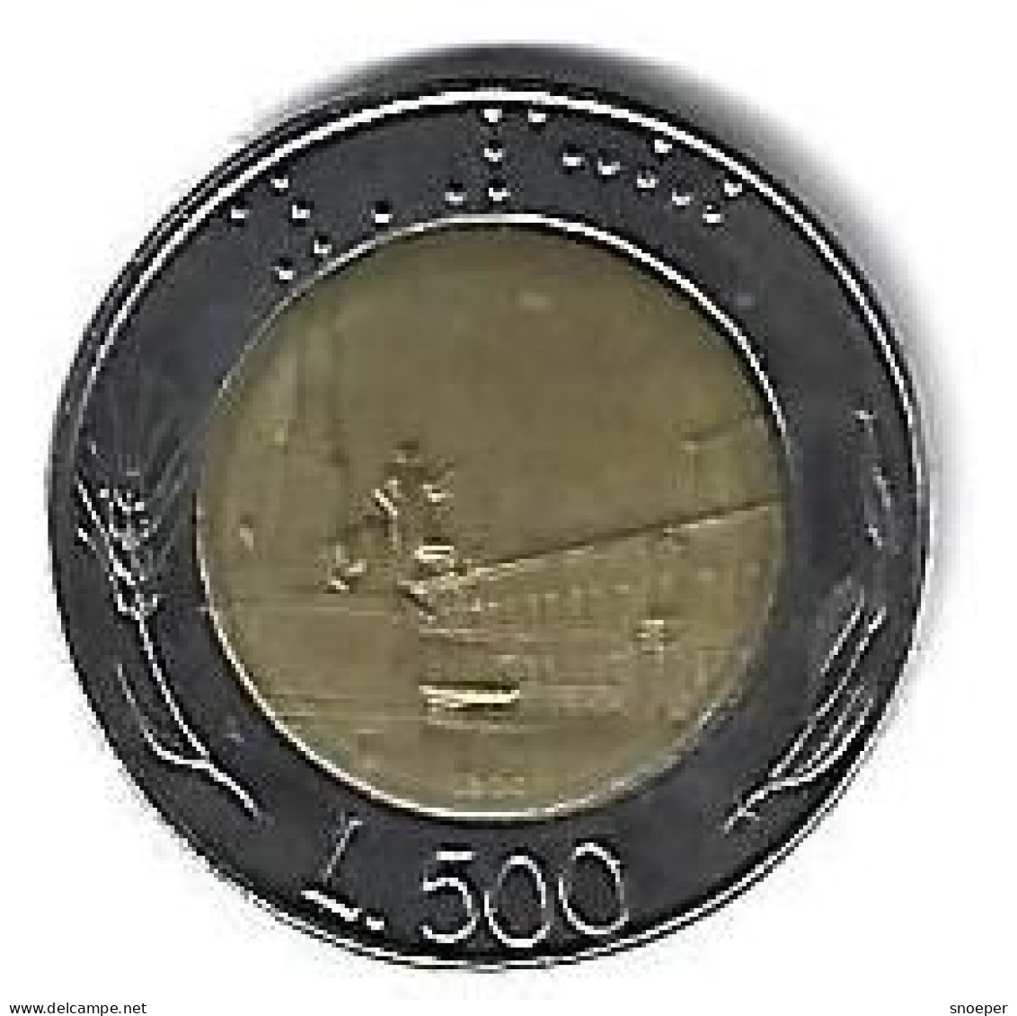 *italy 500 Lire 1995  Km 111  Xf+/ms60 - 500 Liras