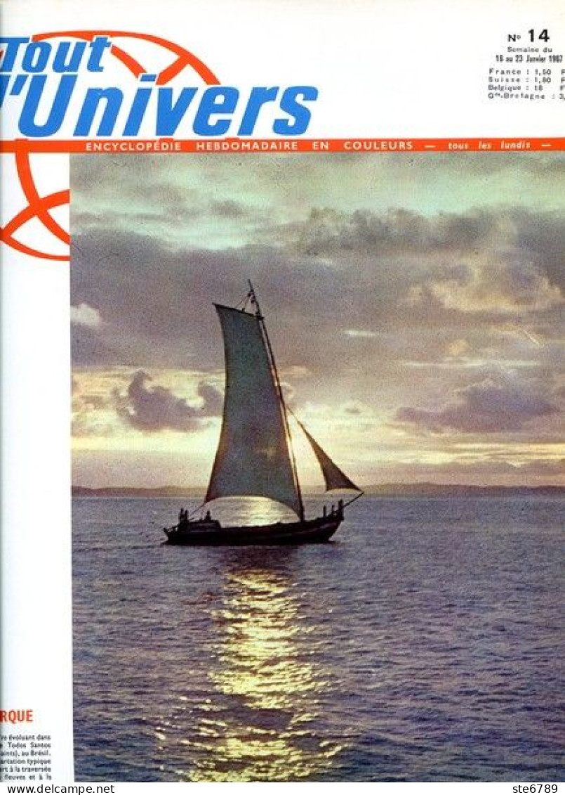 Tout L'univers 1967 N° 14 Antoine Lavoisier , Les Esquimaux , Vikings , Rois De Rome , Histoire Du Chili , - General Issues