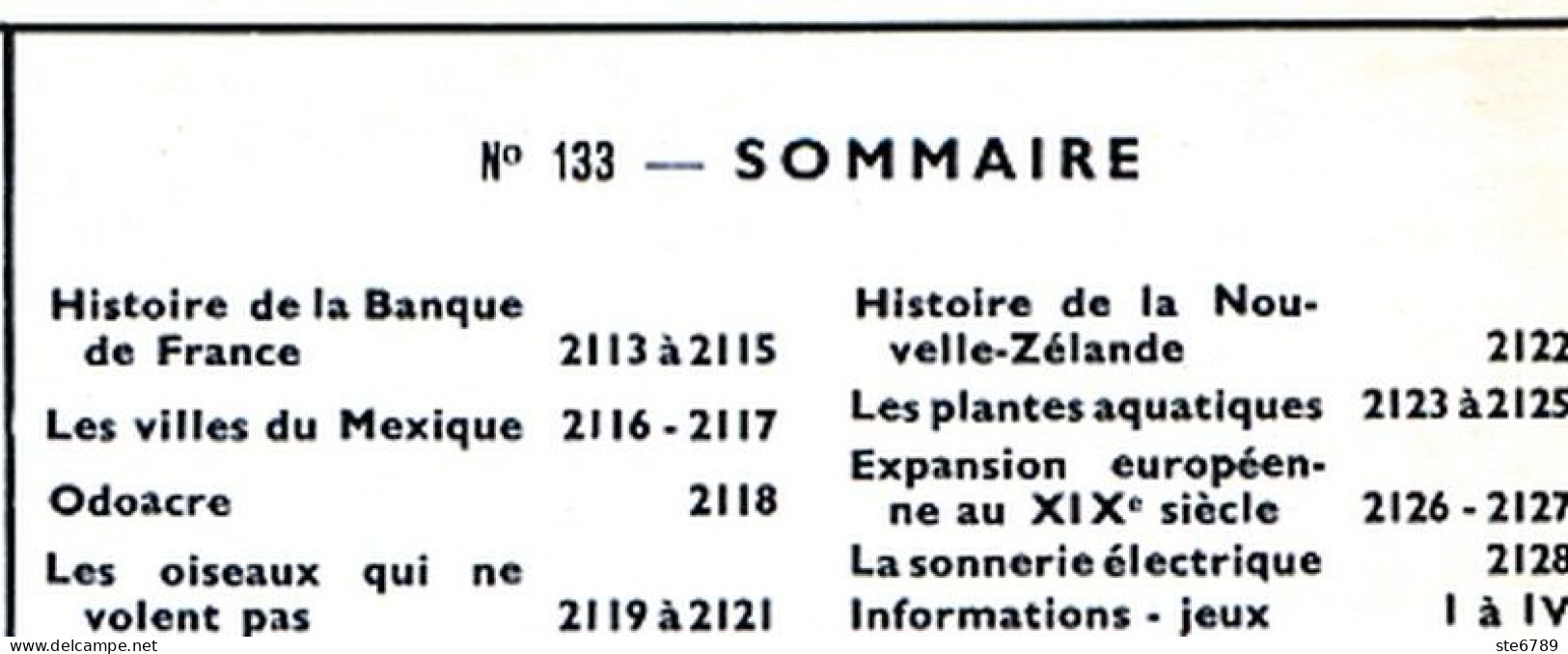 Tout L'univers 1969 N° 133 Histoire Banque De France , Mexique Villes , Odoacre , Nouvelle Zelande , Plantes Aquat - General Issues