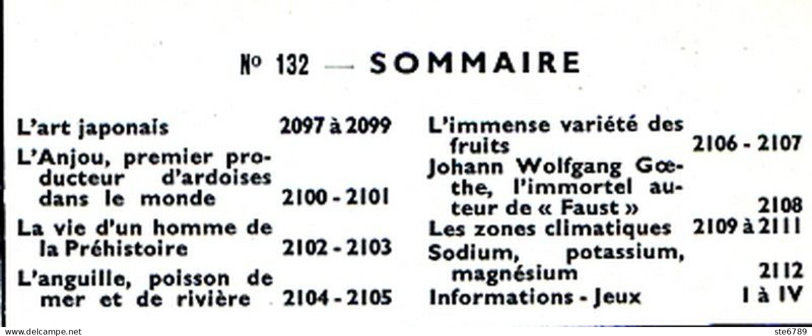 Tout L'univers 1969 N° 132 Art Japonais , L'Anjou , Homme Préhistoire , L'anguille , Variétés Fruits , - Informations Générales