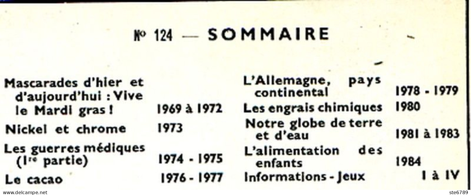 Tout L'univers 1969 N° 124 Mardi Gras , Nickel Et Chrome , Le Cacao , Allemagne , Engrais Chimiques , Guerres M - Informations Générales