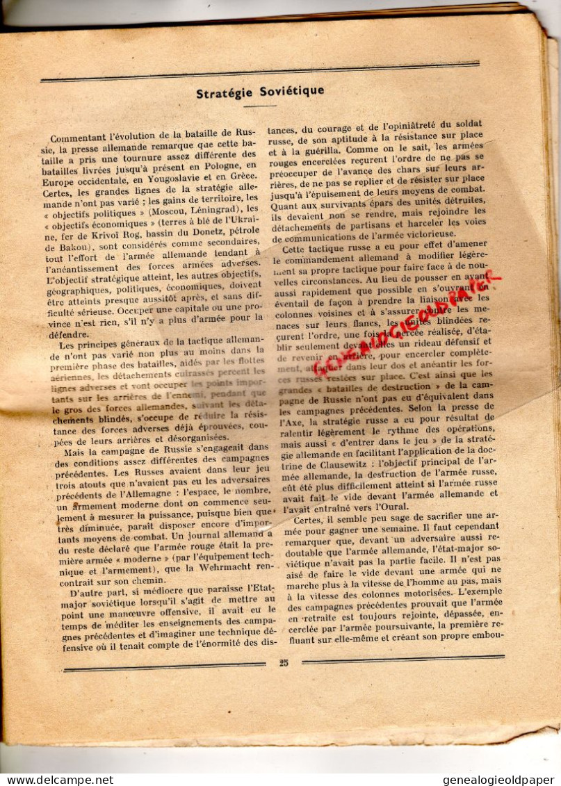 03- VICHY- RARE BULLETIN MARECHAL PETAIN GROUPEMENT N° 1-N° 14-OCTOBRE 1941-FORET TRONCAIS LEGION-JEUNESSE-FAIDHERBE