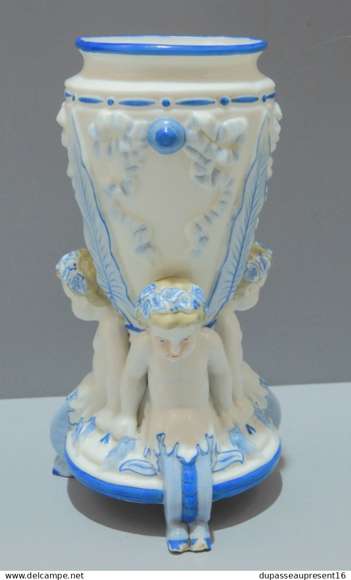 -JOLI ANCIEN VASE PORCELAINE KPM MANUFACTURE ROYALE De PORCELAINE De BERLIN      E - KPM (DEU)