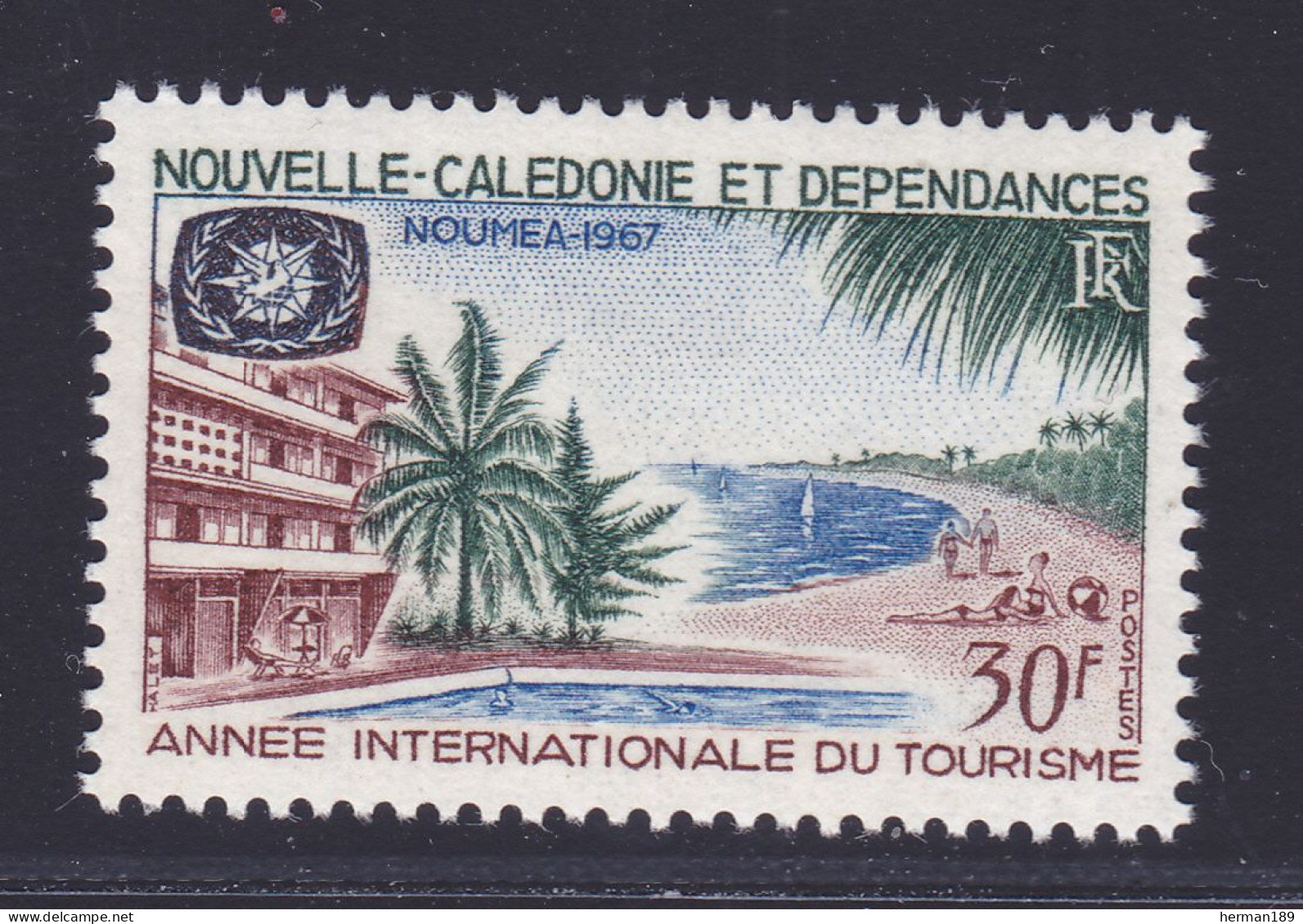 NOUVELLE CALEDONIE N°  339 ** MNH Neuf Sans Charnière, TB (D6971) Année Du Tourisme - 1967 - Ungebraucht