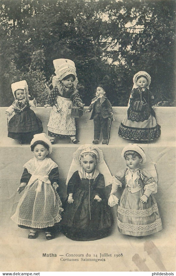 CHARENTE MARITIME  MATHA  Concours De Poupées 1908 - Matha