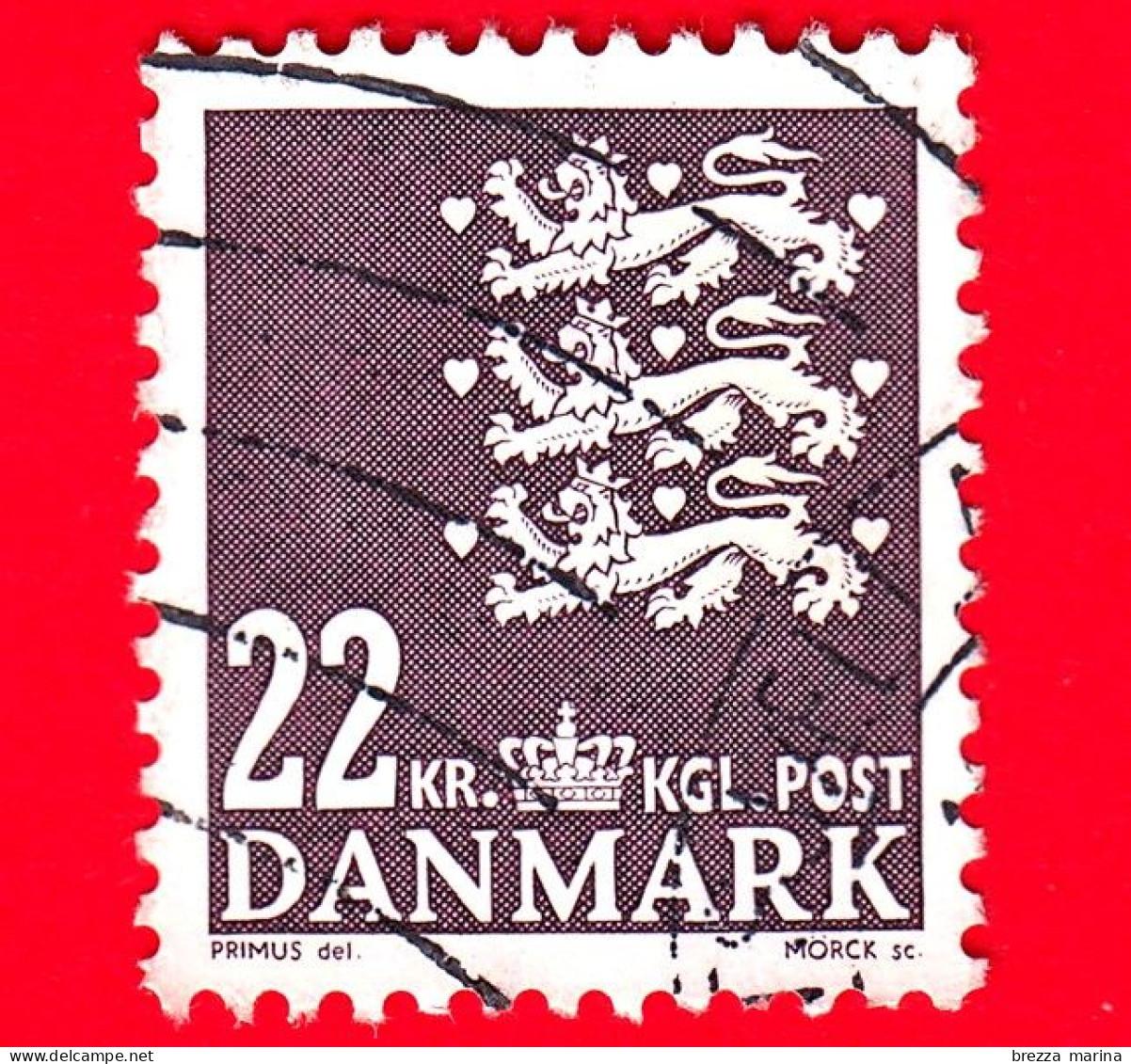 DANIMARCA - Usato - 2005 - Stemmi Araldici, Piccolo - Coat Of Arms - 6 - Used Stamps