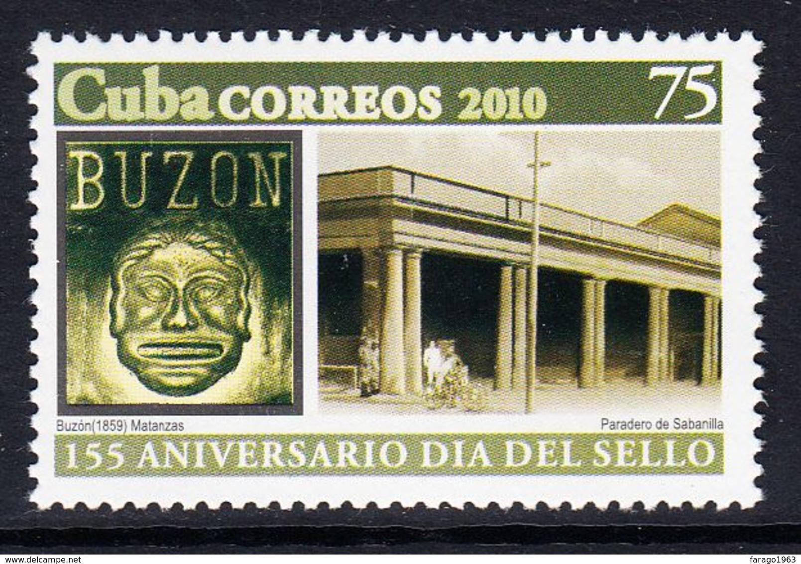 2010 Cuba Stamps On Stamps Philately Complete Set Of 2 MNH - Neufs