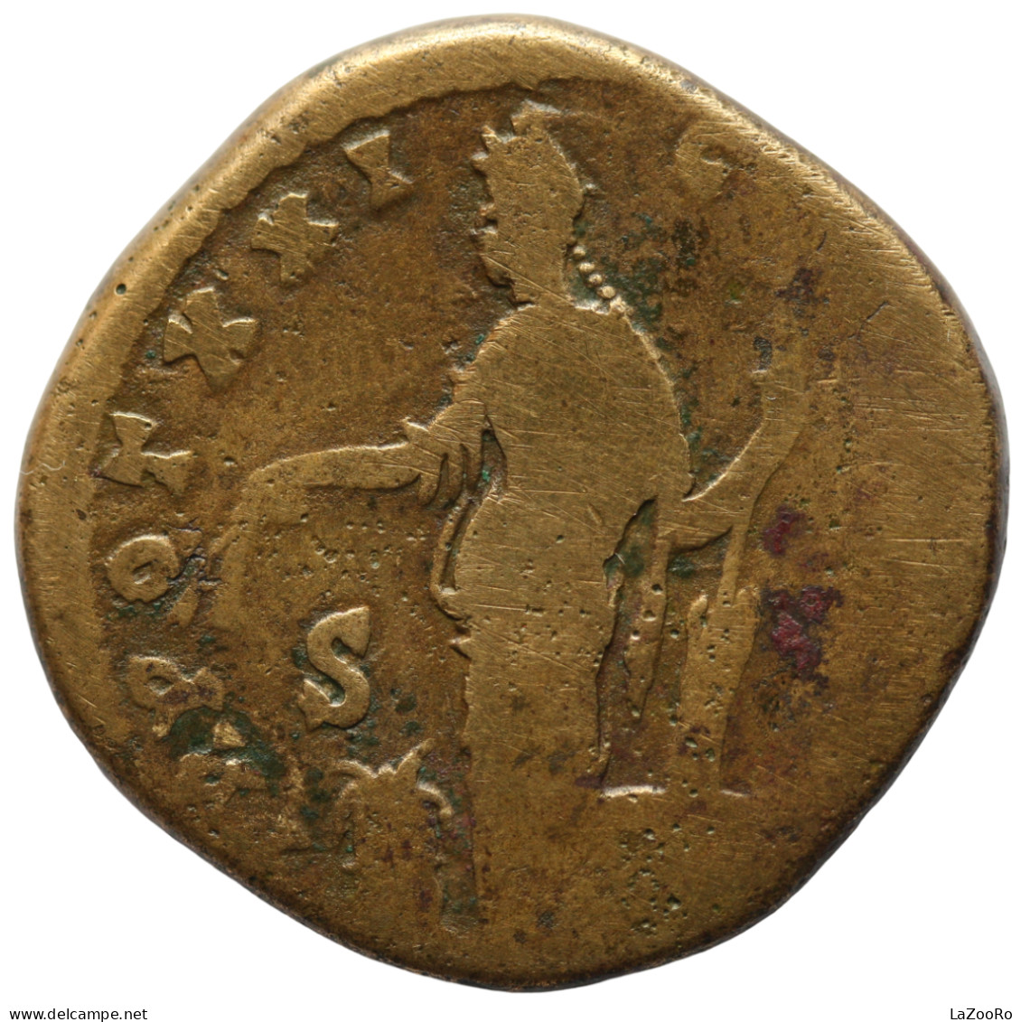 LaZooRo: Roman Empire - AE Sestertius Of Antoninus Pius (138 - 161 AD), Annona - The Anthonines (96 AD To 192 AD)