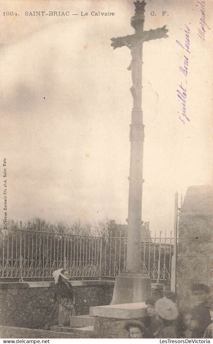 FRANCE - Saint Briac - Vue Sur Le Clavaire - La Croix De Jésus Christ - Carte Postale Ancienne - Saint-Briac