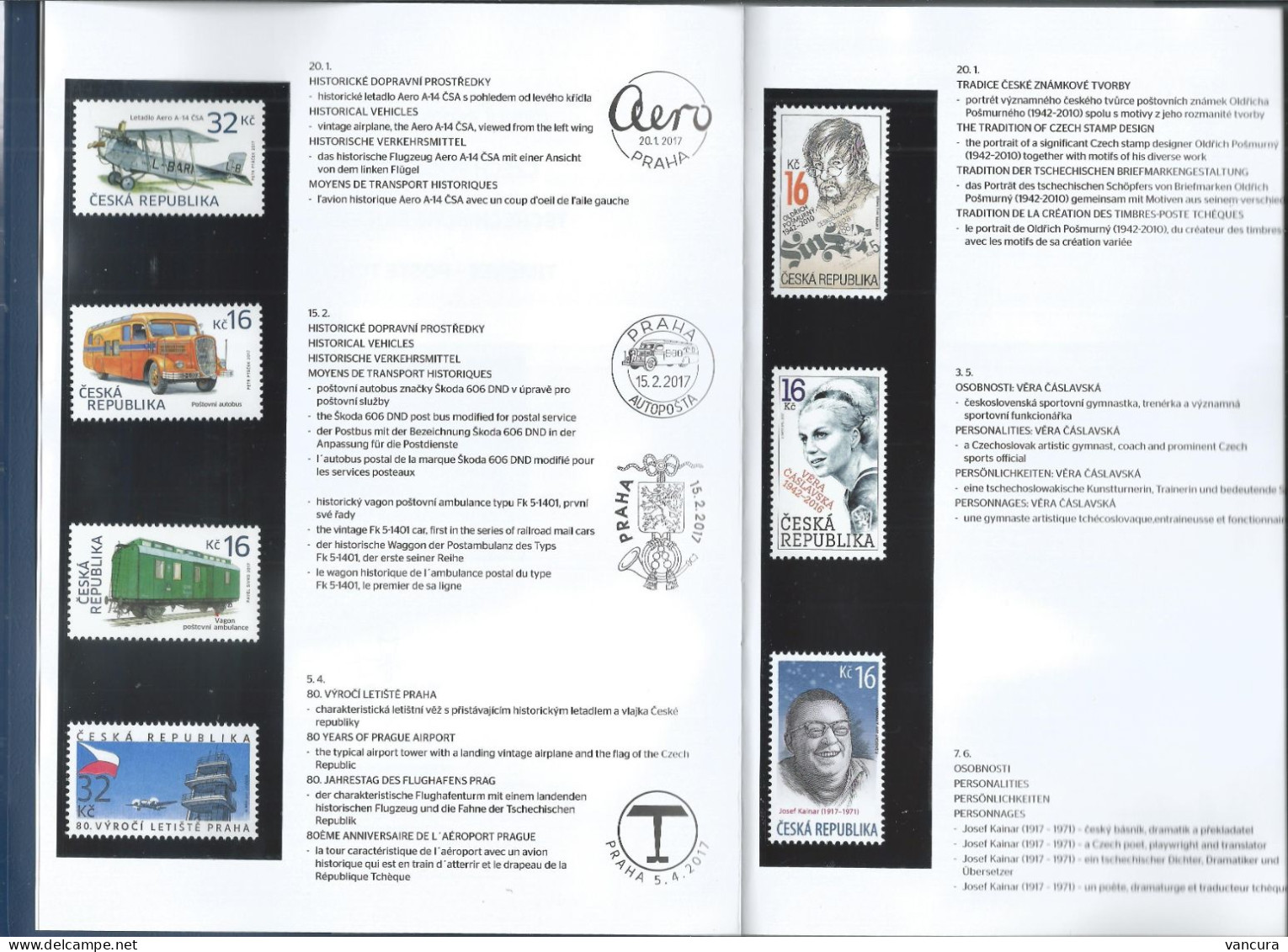 Czech Republic Year Book 2017 With The Blackprint - Komplette Jahrgänge