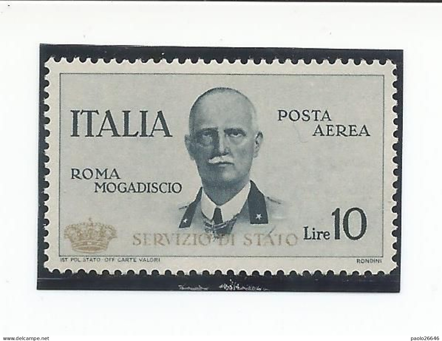 1934 Servizio Aereo Coroncina, Nuovo MNH Gomma Integra - Correo Aéreo