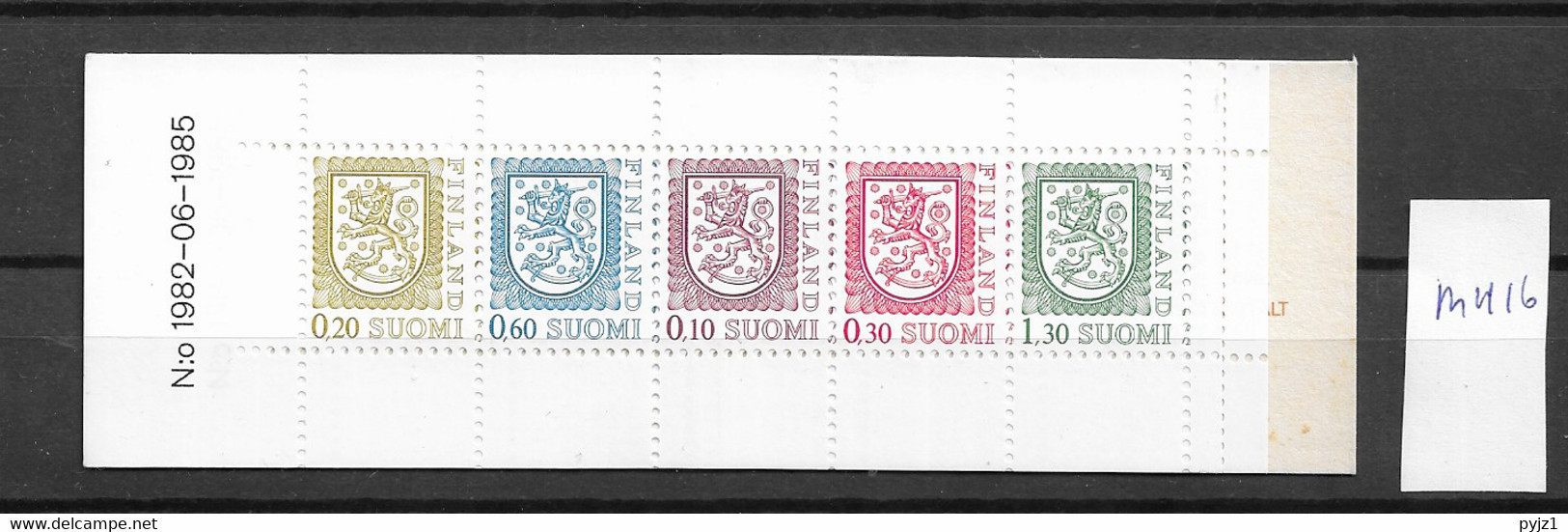 1985 MNH  Booklet, Finland MH 16, Postfris** - Postzegelboekjes