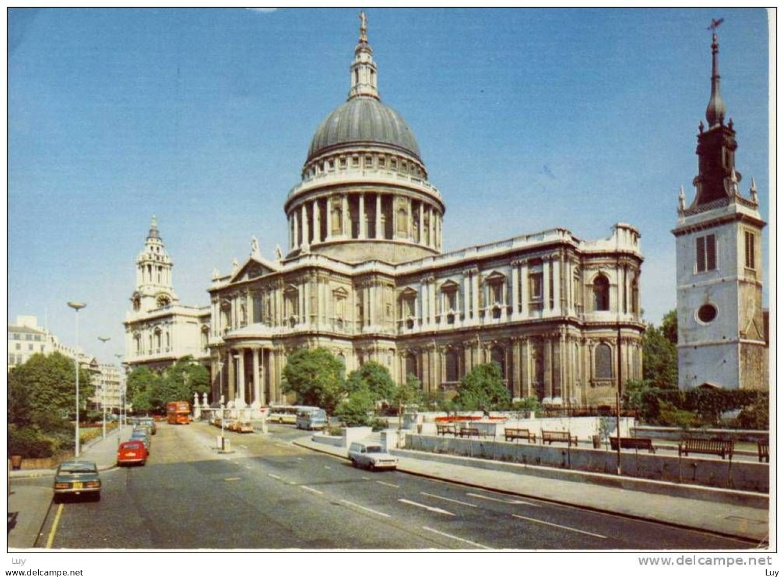 London - St. Pauls Cathedral From The South-East, Nice Stamp, With The Royals - St. Paul's Cathedral