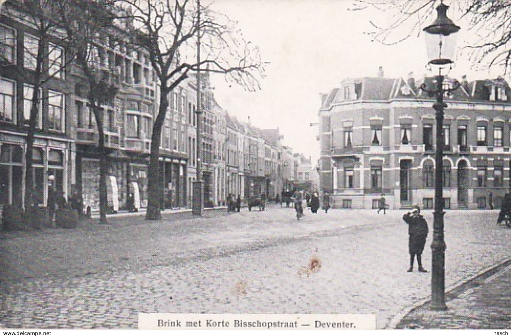 25229Deventer, Brink Met Korte Bisschopstraat-1913 - Deventer