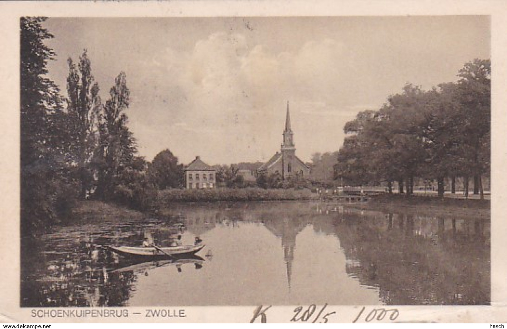 252238Zwolle, Schoenkuipenbrug.(zie Onderkant En Achterkant) - Zwolle