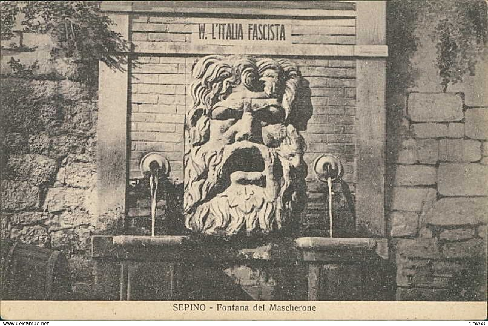 SEPINO ( CAMPOBASSO ) FONTANA DEL MASCHERONE - L'ITALIA FASCISTA - EDIZIONE DI NUNZIO - SPEDITA 1929 (19981) - Campobasso