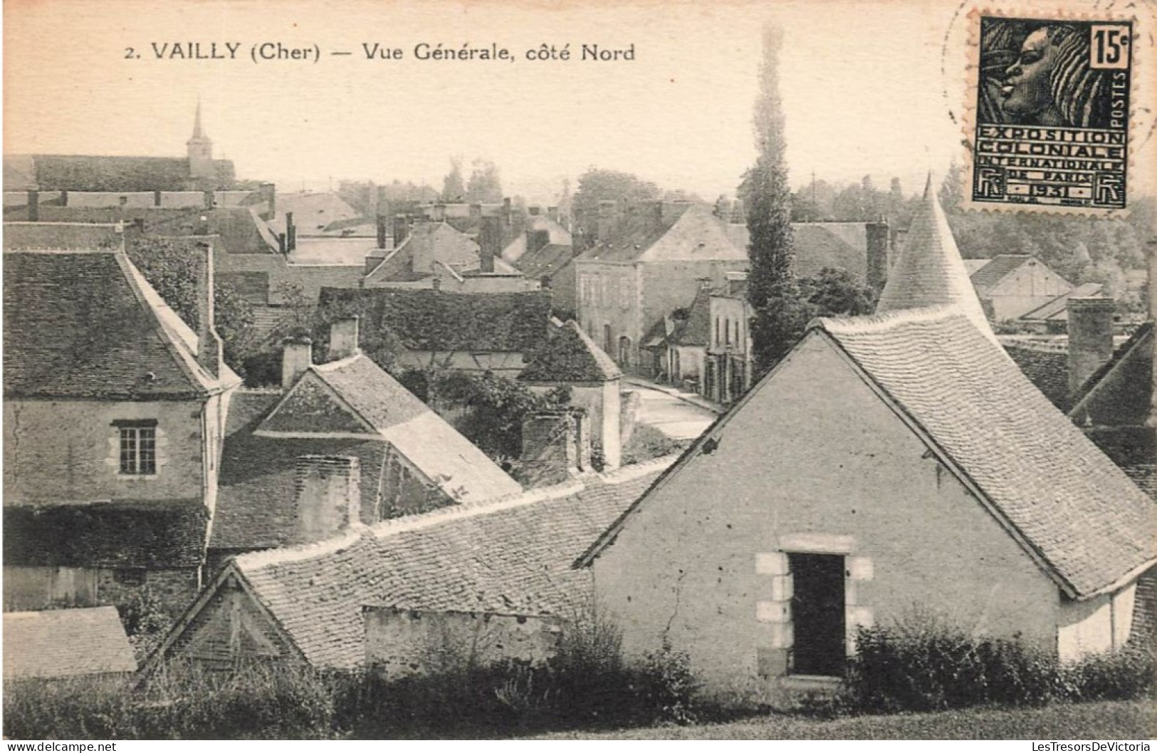 FRANCE - Vailly (Cher) - Vue Générale De La Ville - Côté Nord - Carte Postale Ancienne - Thonon-les-Bains