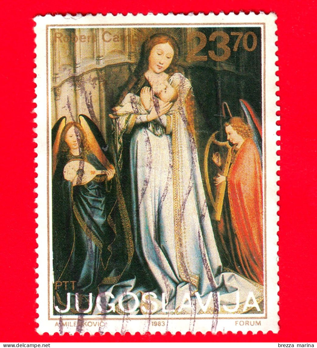 JUGOSLAVIA  - Usato -  1983 - Maria Di Salamanca Di Robert Campin - 23.70 - Oblitérés