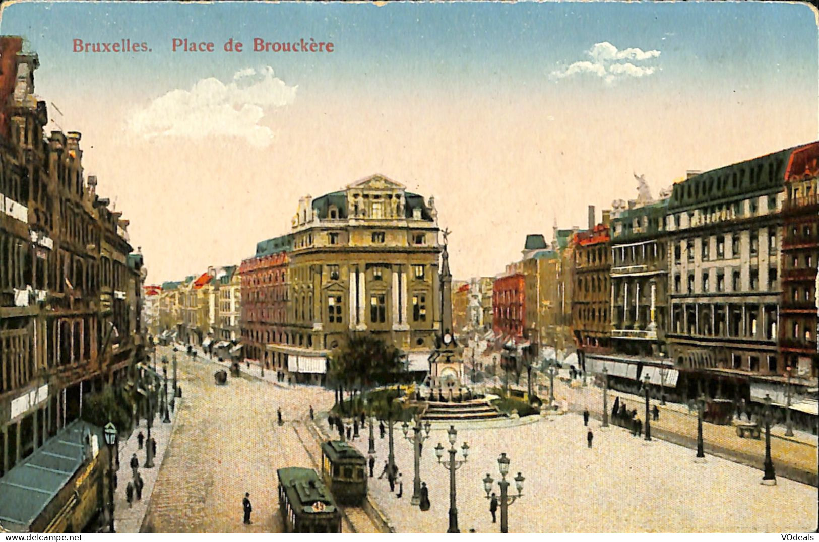 Belgique - Brussel - Bruxelles - Place De Brouckère - Marktpleinen, Pleinen