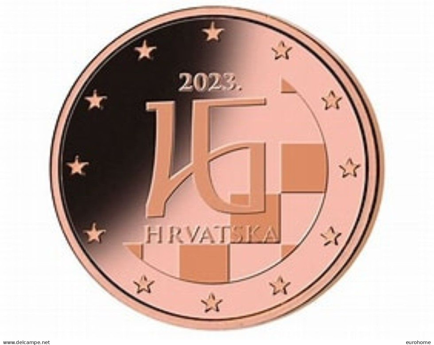 Kroatië 2024  5 Cent   UNC Uit De BU - UNC Du Coffret   Oplage -tirage 7500 Ex  !! - Kroatien