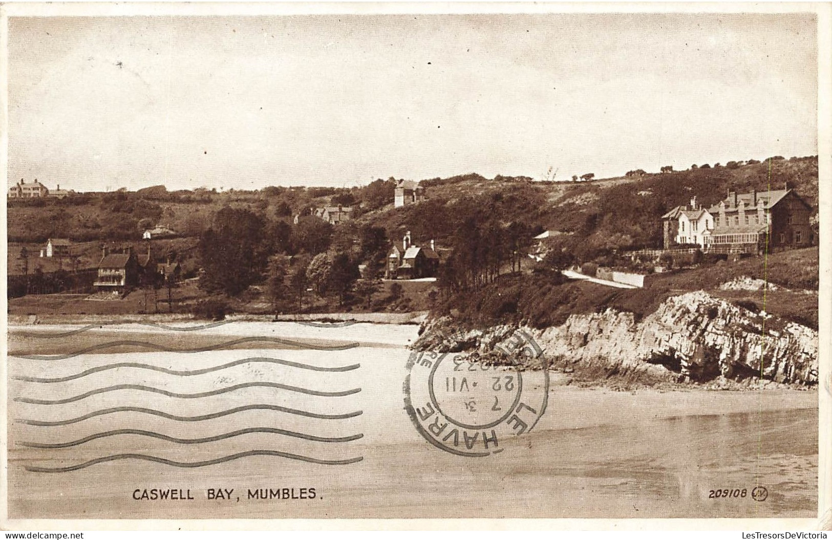 ROYAUME UNI - Pays De Galles - Glamorgan - Mumbles - Caswell Bay - Côte - Carte Postale Ancienne - Glamorgan