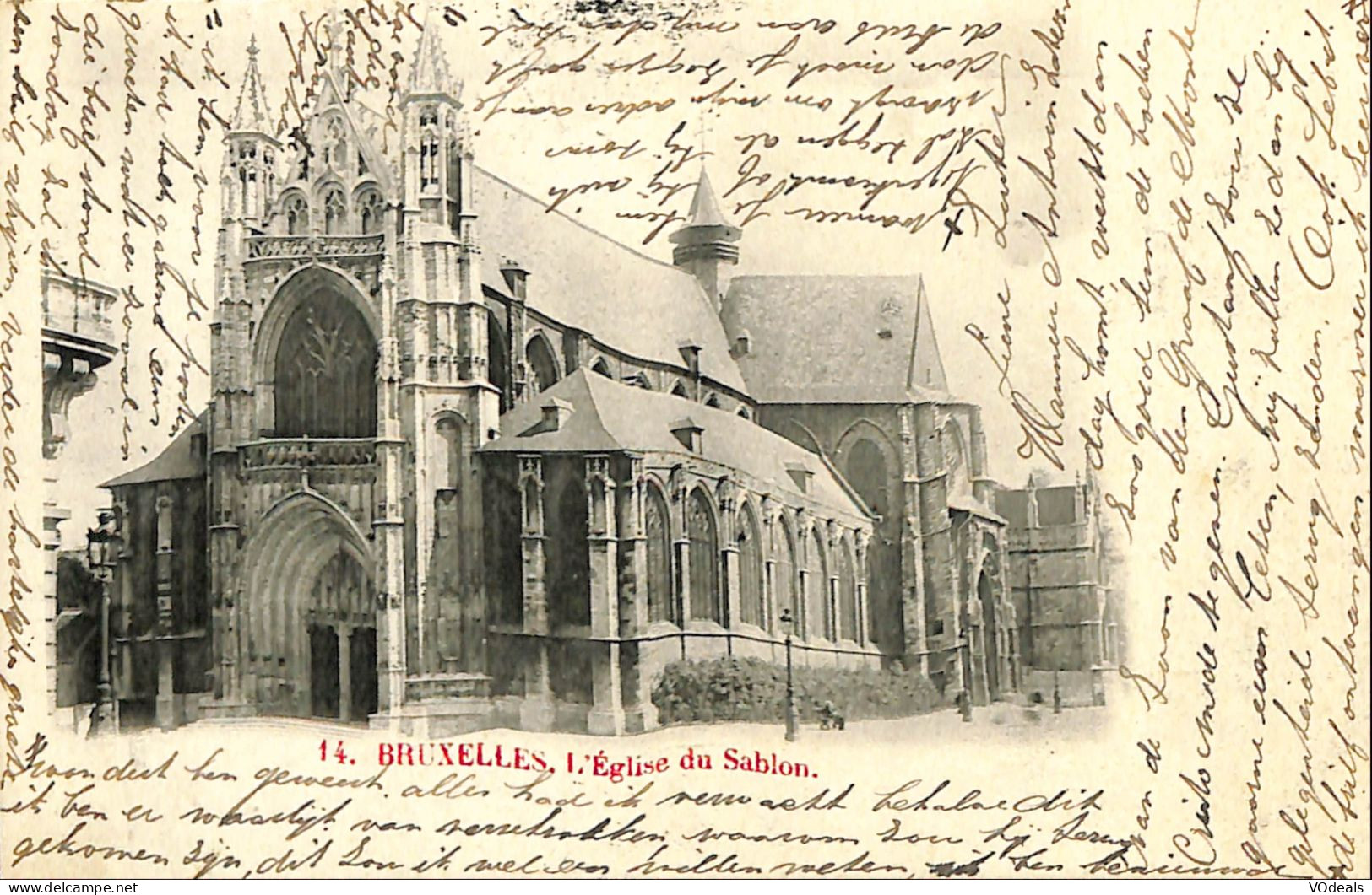 Belgique - Brussel - Bruxelles - L'église Du Sablon - Monumenti, Edifici