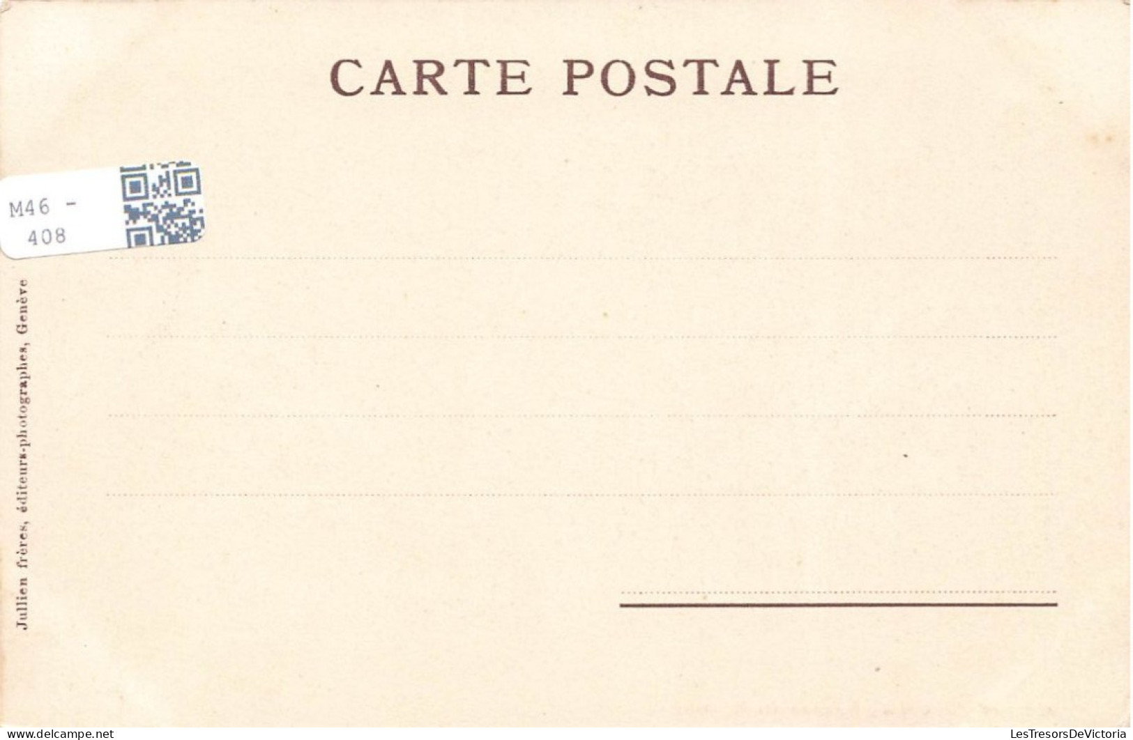 SUISSE - Montreux - Avenue Du Kursaal - Tramway - Chocolat - Carte Postale Ancienne - Montreux