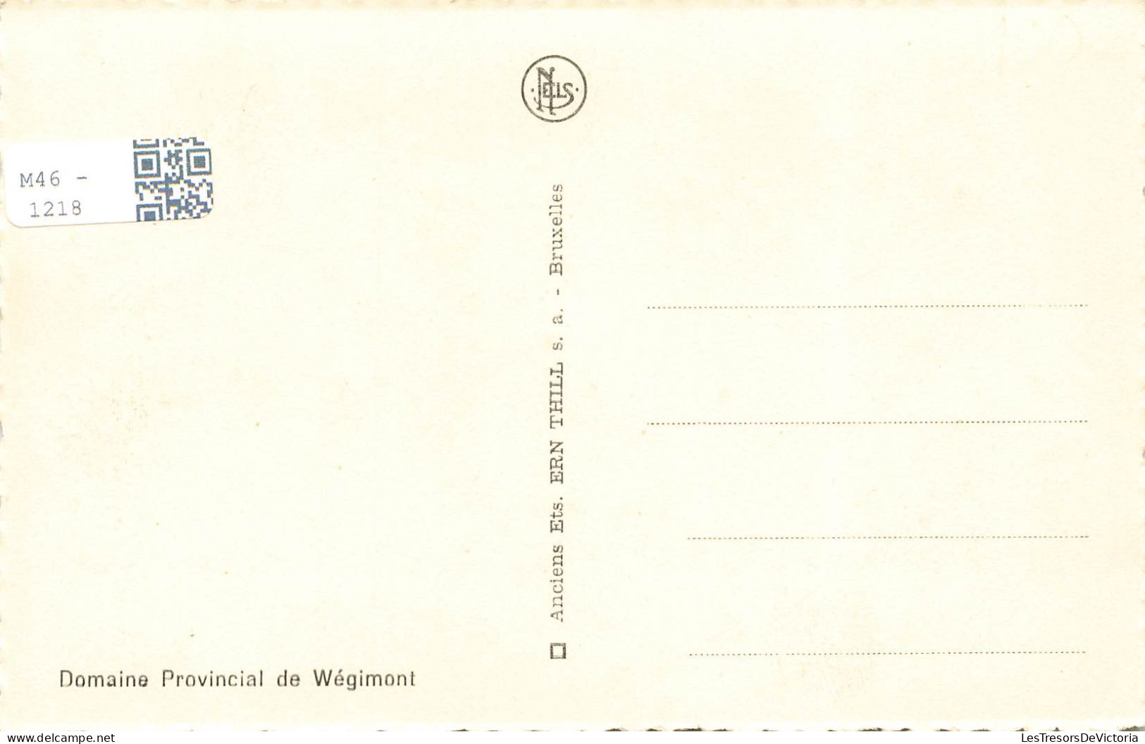 BELGIQUE - Domaine Provincial De Wégimont - Carte Postale Ancienne - Soumagne