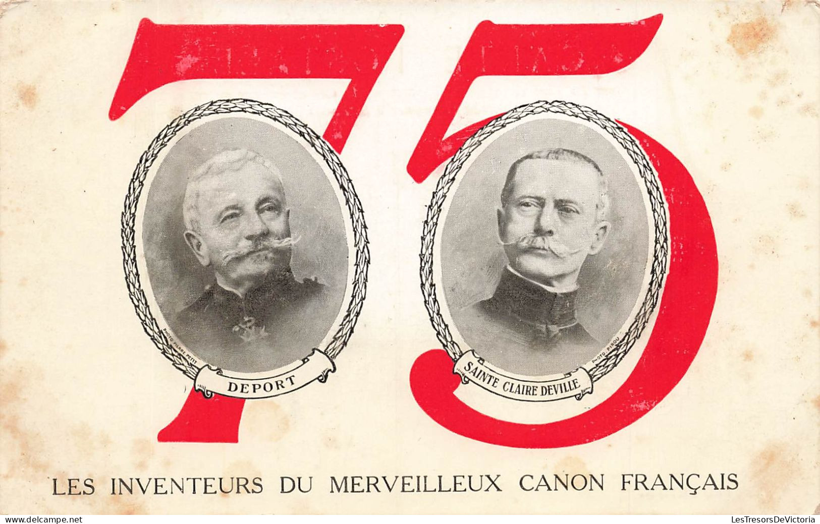 MILITARIA - Les Inventeurs Du Merveilleux Canon Français - 75 - Deux Militaires - Carte Postale Ancienne - Personen