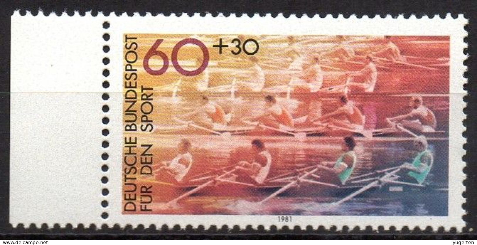 GERMANY 1981 - 1v - MNH - Aviron - Rowing - Rudern - Remo - Canottaggio - Roeien - Sport - Sports - Roeisport