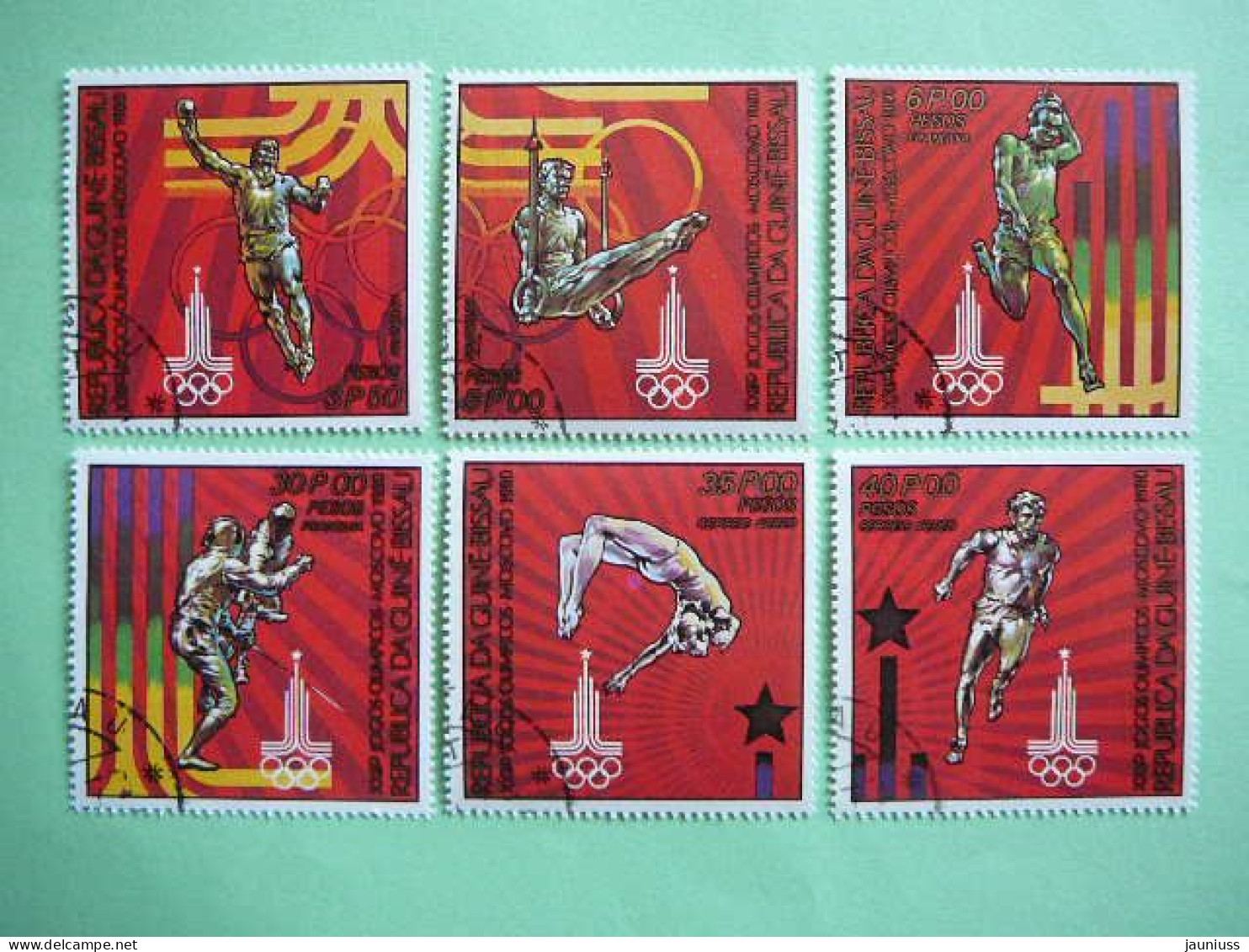 Olympic Games - Summer 1980 # Guinea-Bissau 1980 Used #554/9 - Summer 1980: Moscow