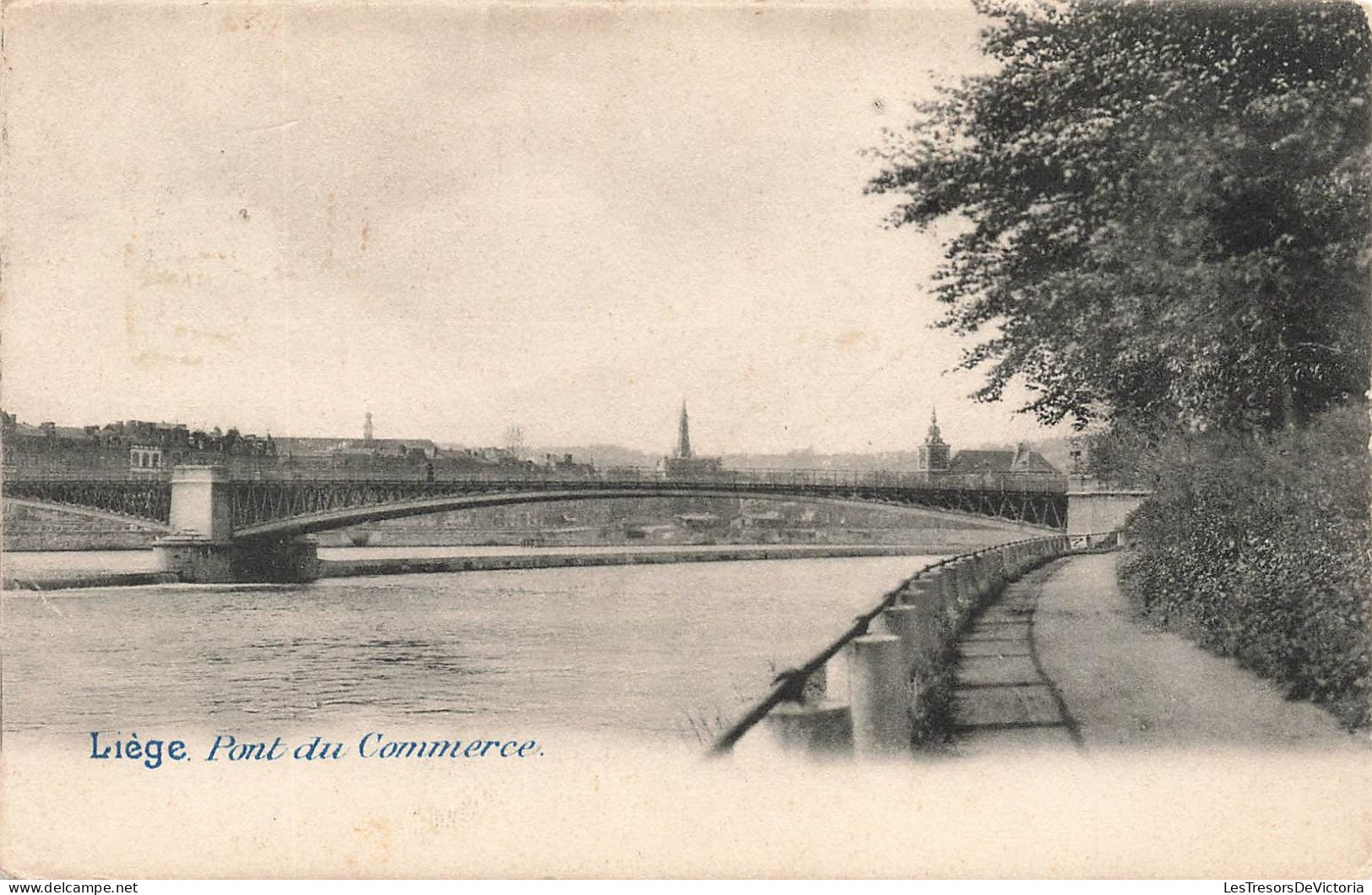 BELGIQUE - Liège - Pont Du Commerce - Carte Postale Ancienne - Liege