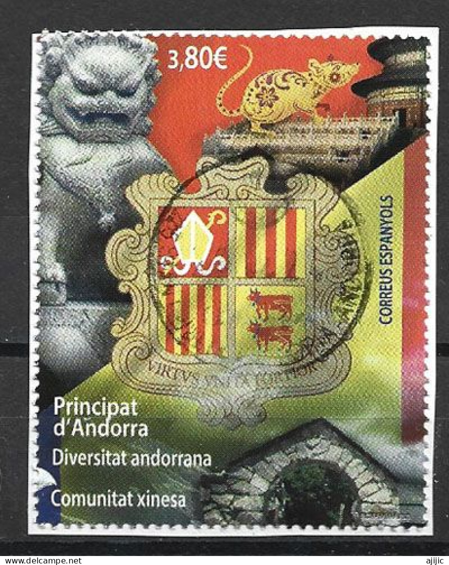 Diversity Andorran, Chinese Community, Sello Cancelado 1ª Calidad - Used Stamps