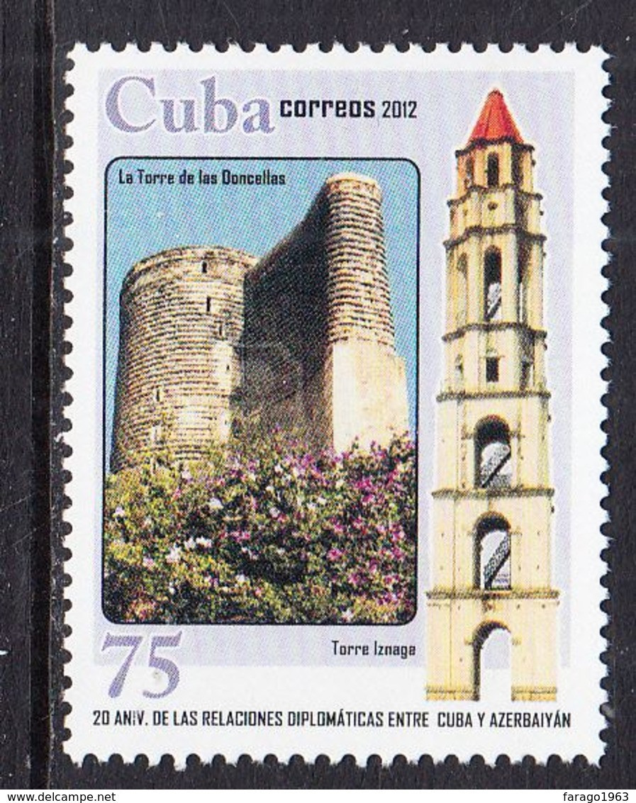 2012 Cuba Azerbaijan Links  Complete Set Of 1 MNH - Neufs