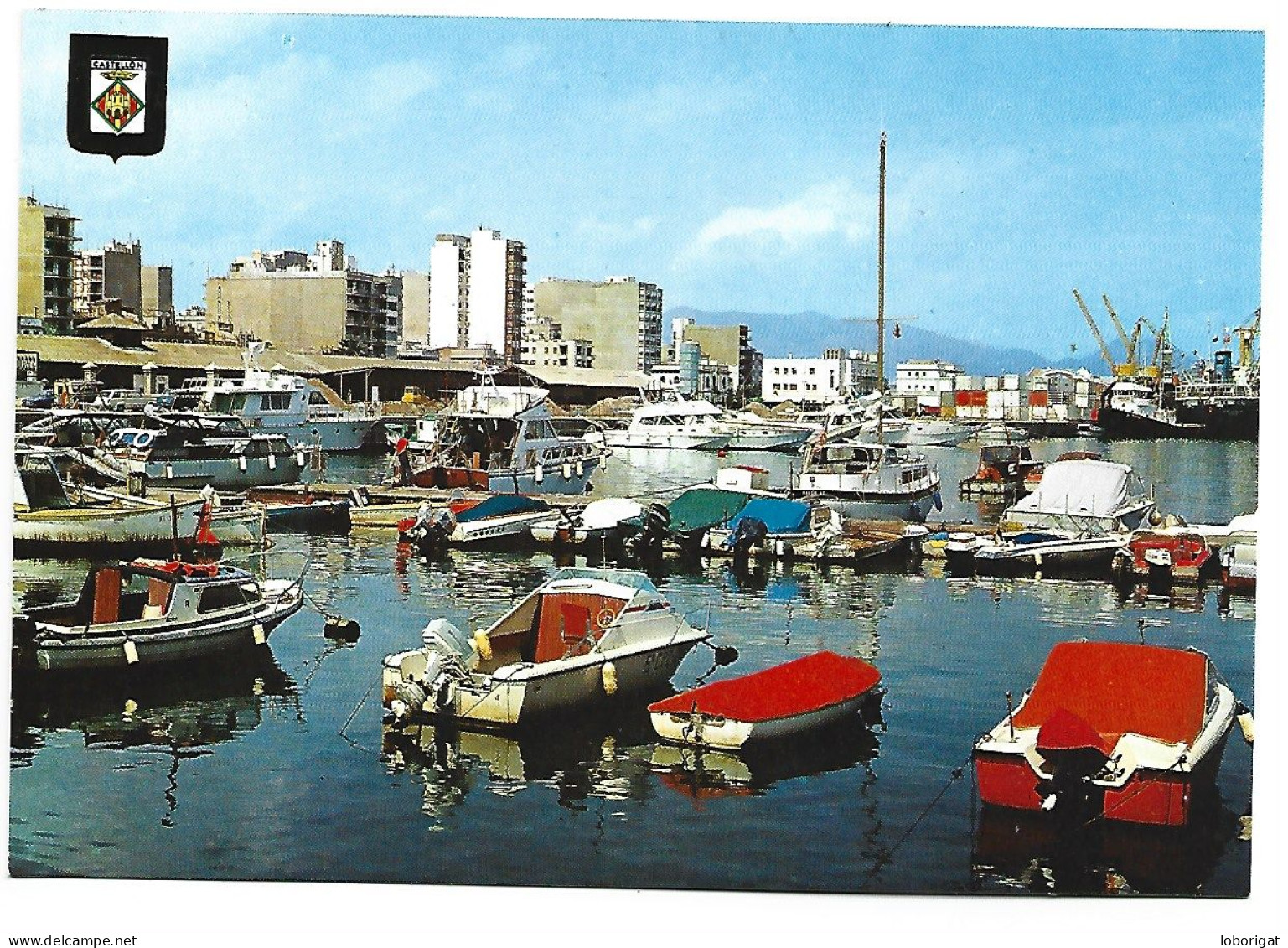 VISTA PARCIAL DEL PUERTO / PARTIAL VIEW OF THE HARBOUR.- GRAO - CASTELLON DE LA PLANA.- ( ESPAÑA ) - Castellón