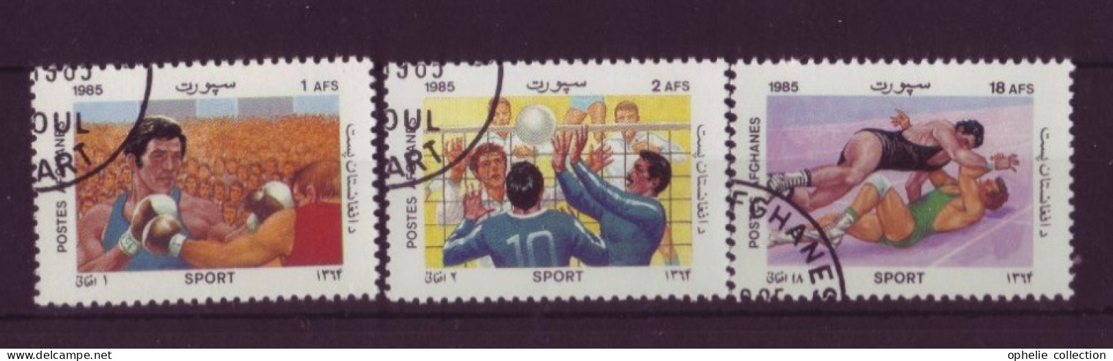 Asie - Afghanistan - Sports - 3 Timbres Différents - 6350 - Afghanistan