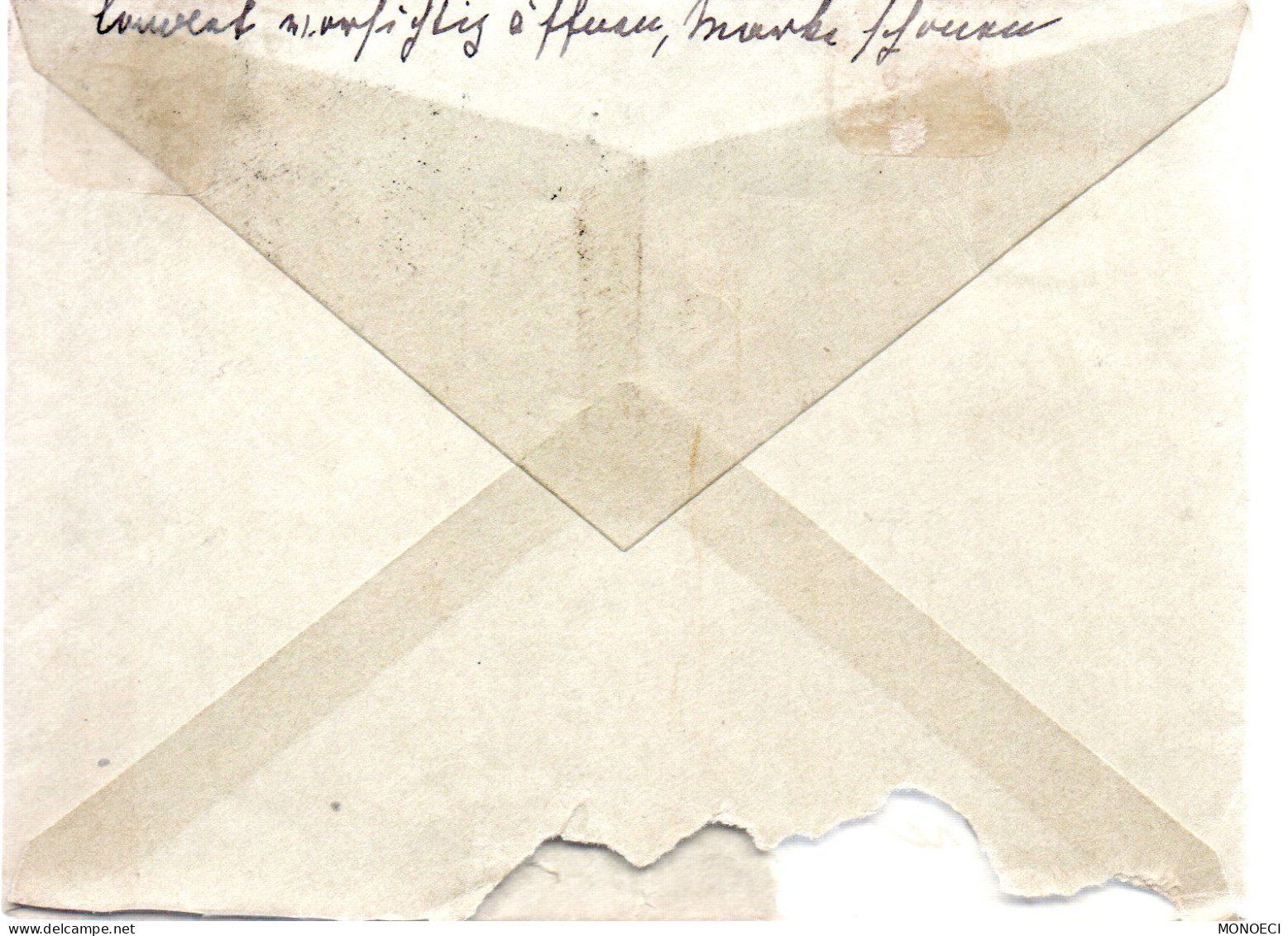 MONACO -- MONTE CARLO -- Entier Postal -- Enveloppe 15 C. Carmin Sur Vert 1891 ( 123 X 96 ) - Interi Postali